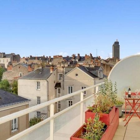 Bright Apartment With Large Terrace Нант Экстерьер фото